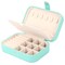 Jewelry Box, Travel Jewelry Organizer Case Small Jewelry Storage and Organizers Craft Containers Travel Mini Organizer/GREEN